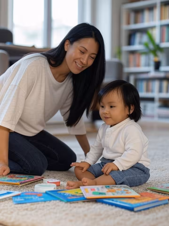 Single mother and young child having quality time together in comfortable modern apartment, natural 